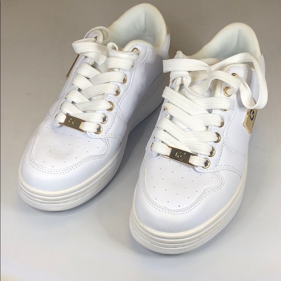 g by guess register wedge sneakers